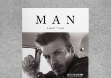 Man about town cover with David Beckham